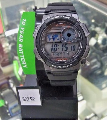 change time on casio digital watch