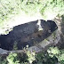 Cratera em Vera Cruz cresce e chega a 86m de comprimento