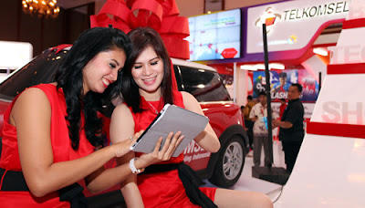 SPG Telkomsel hot