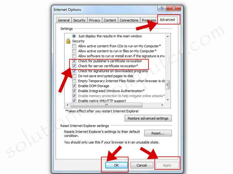 How to fix website security certificate error in windows Solution for