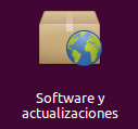 Software y actualizaciones Icono Software y actualizaciones Icono