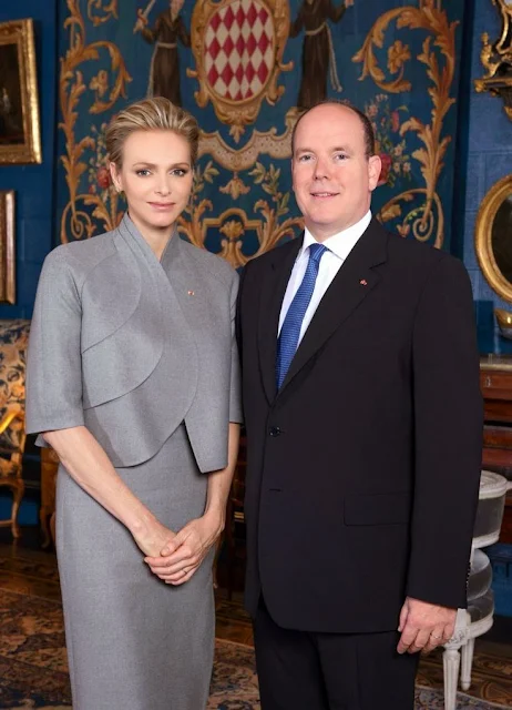 New Official Photo of Prince Albert and Princess Charlene