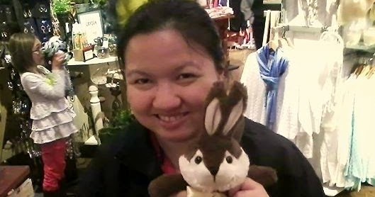 stuffed bunny that smells like chocolate