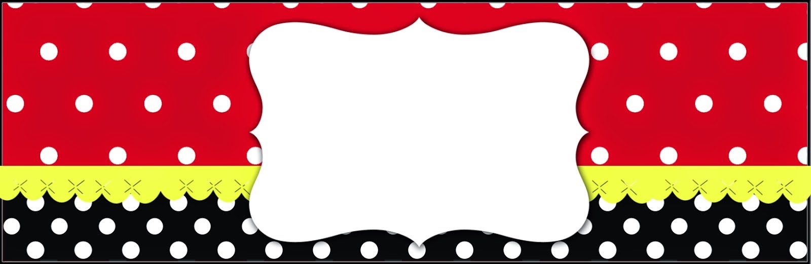 Rojo, Negro y Lunares Blancos: Etiquetas para Candy Bar para Imprimir Gratis. Etiquetas de Rojo, Negro y Lunares Blancos para imprimir gratis.