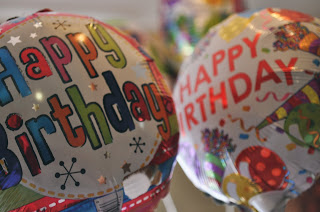 Birthday balloons - Larkfleet is 20 years old