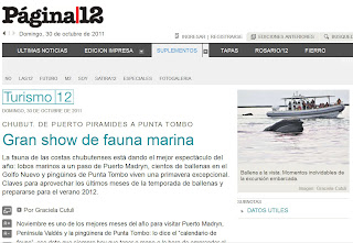 Página 12 - Artículo completo sobre la fauna marina de Chubut