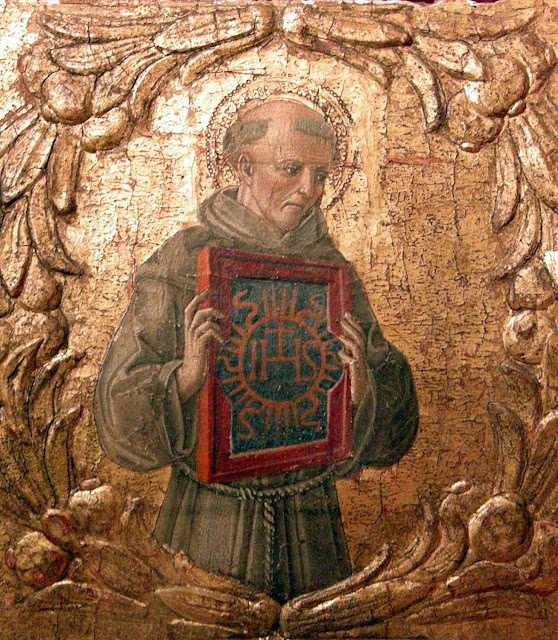 São Bernardino de Siena foi autor de muitas fábulas moralizadoras. Benvenuto di Giovanni (1436 - 1509-1518) São Bernardino de Siena foi autor de muitas fábulas moralizadoras. Benvenuto di Giovanni (1436 - 1509-1518)