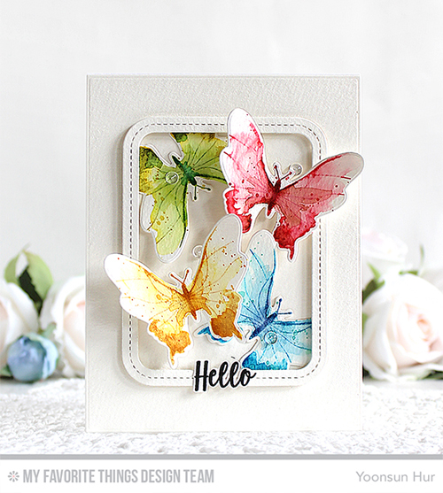 Handmade card from Yoonsun Hur featuring products from My Favorite Things #mftstamps
