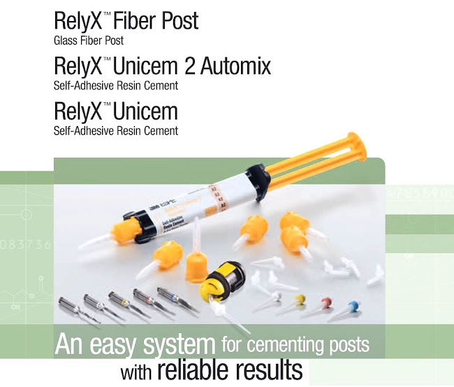 DENTAL MATERIALS: How to use RelyX™ Unicem 2 Automix Self Adhesive Resin Cement with RelyX™ Fiber Post System