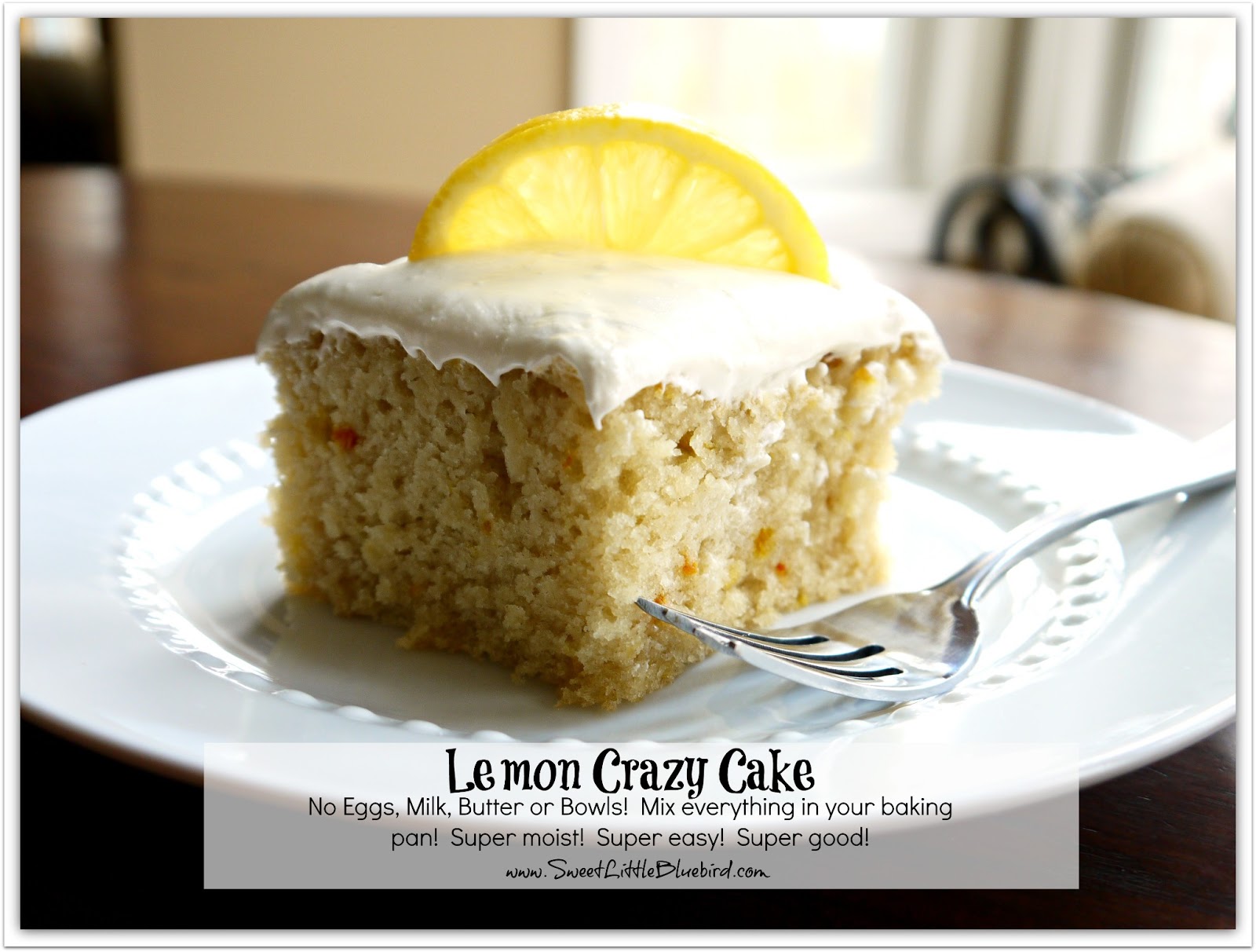 Lemon Crazy Wacky Cake Lemon Crazy Wacky Cake