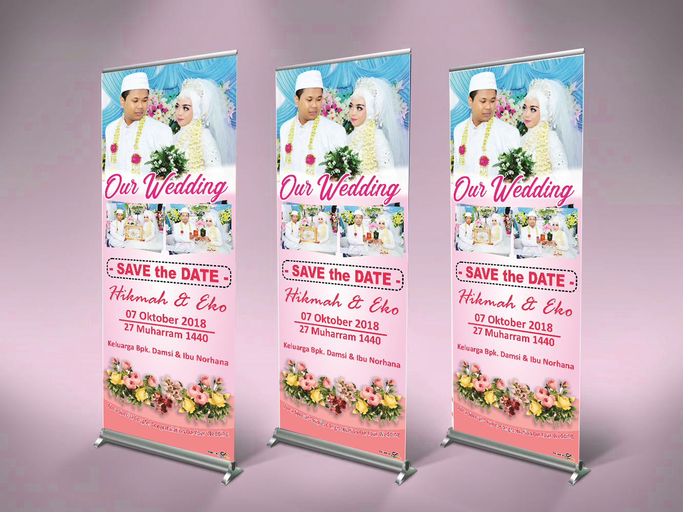 Free Download X Banner Wedding