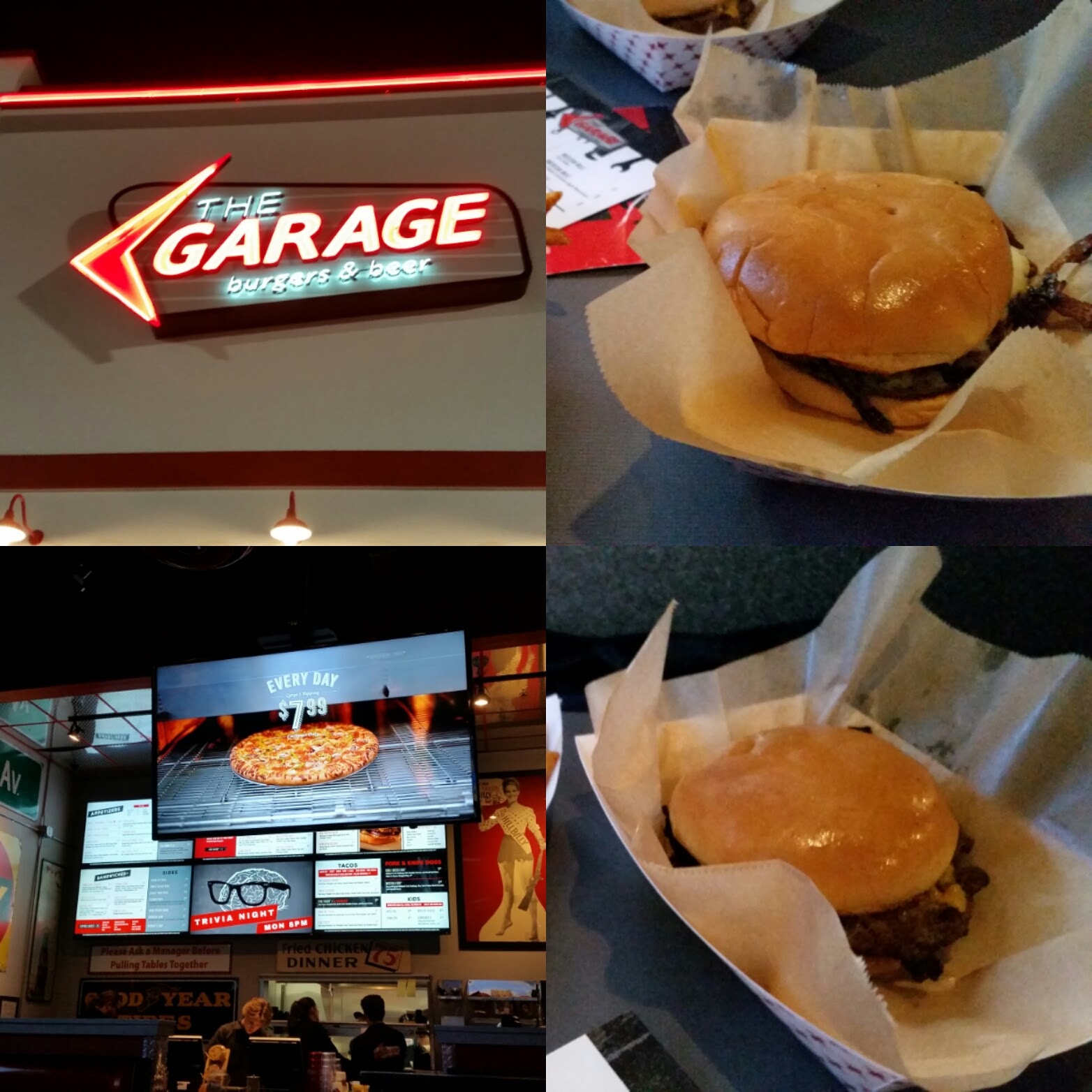 While You Are Dining Garage Burger For Dinner While In Norman Ok