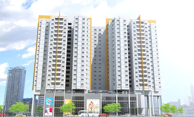 Phối cảnh chung cư Lê Thành Twin Towers chung cu Le Thanh Twin Towers