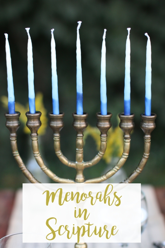 land of honey Menorahs in Scripture