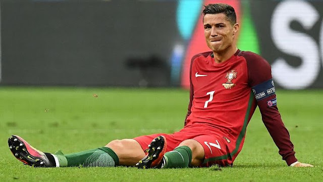 Ronaldo cry as Portugal side won the European Championship 2016 final