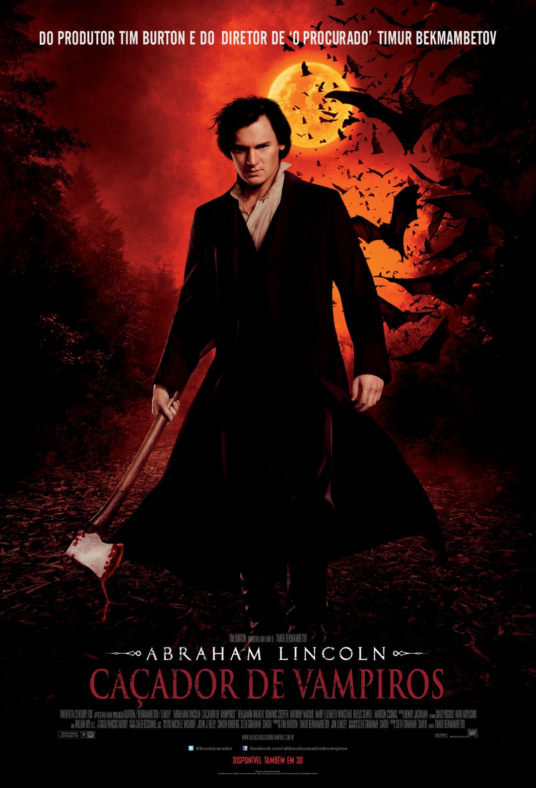 Blog DigitalRioFM Abraham Lincoln Caçador de Vampiros