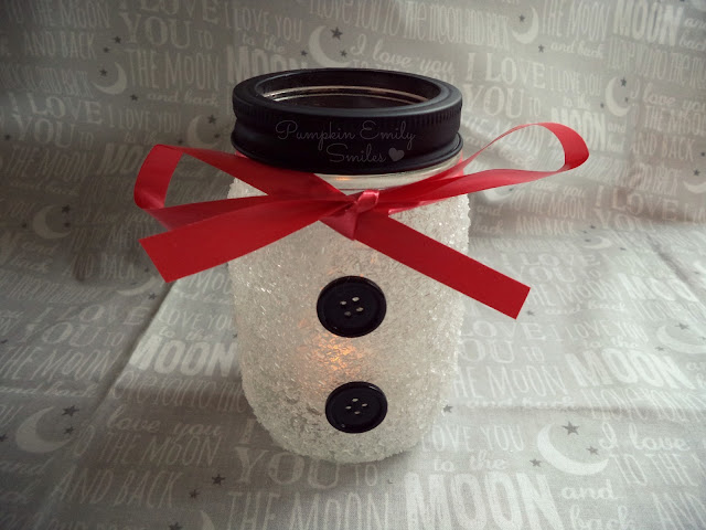 DIY: Snowman Candle Jar