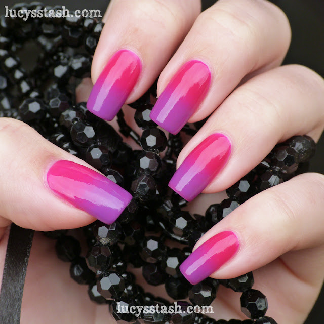 SpaRitual Color Trip and Illume gradiend manicure