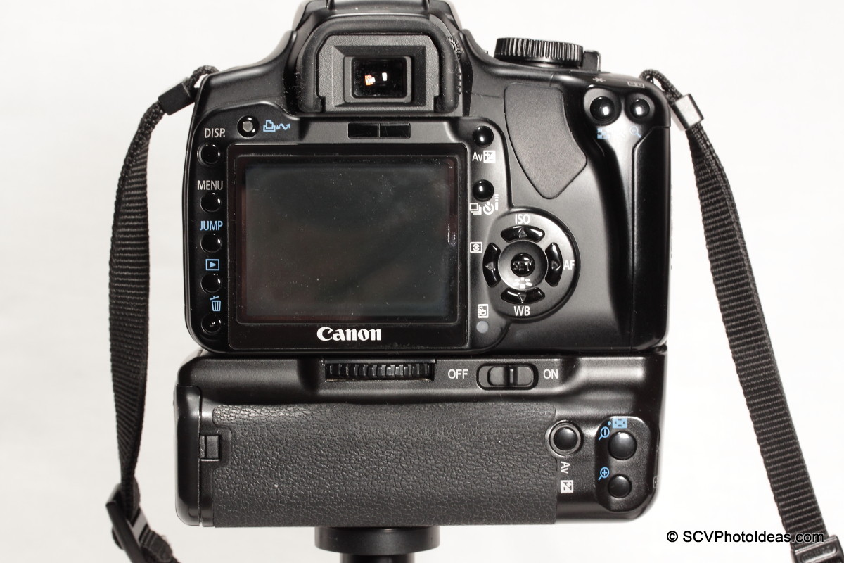 Canon EOS 400D + BG-E3 back