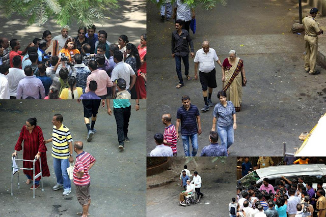 lok sabha , elections, bandra east, mumbai, india, collage, glimpses, disabled, aged, young, candidates