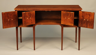 custom sideboard handmade by Doucette and Wolfe Furniture Makers