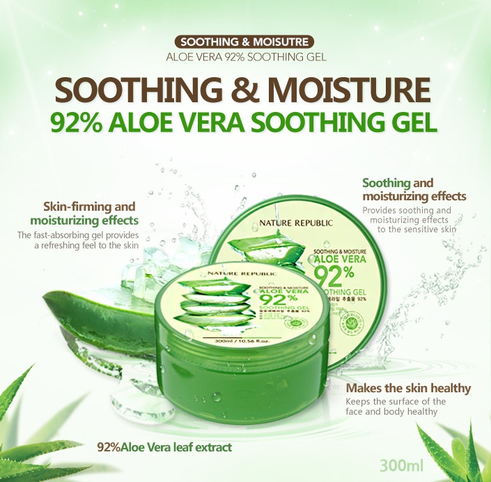 review naturerepublic aloe vera 92 soothing gel review naturerepublic aloe vera 92 soothing gel