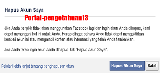 ILMU EDITING: LANGKAH UNTUK MENGHAPUS AKUN FACEBOOK SENDIRI