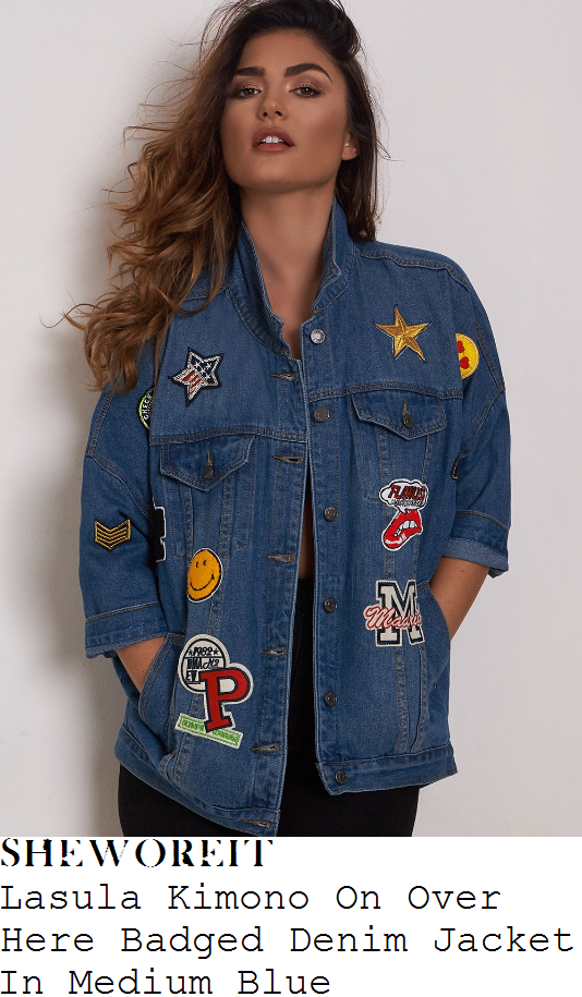 chloe-sims-lasula-kimono-on-over-here-mid-wash-blue-and-multicoloured-embroidered-patch-badge-detail-three-quarter-sleeve-button-up-relaxed-fit-denim-jacket