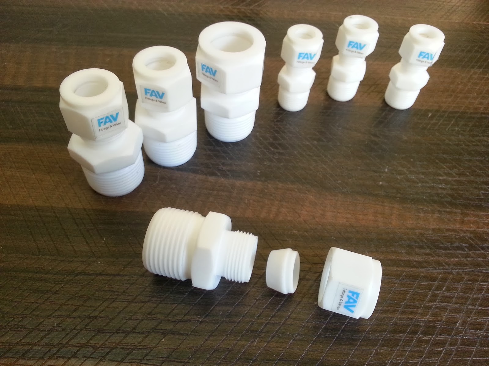 PTFE Fittings Ptfe Compression Tube Fittings.