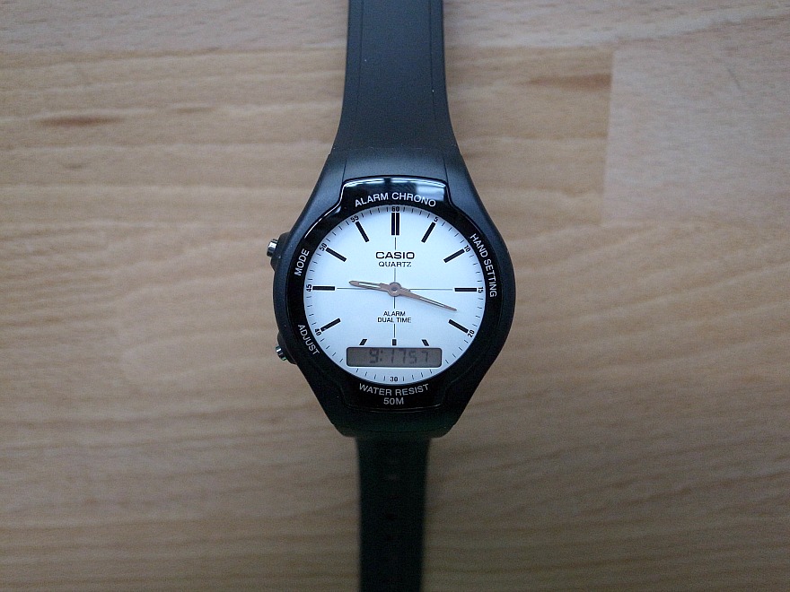 casio black and white