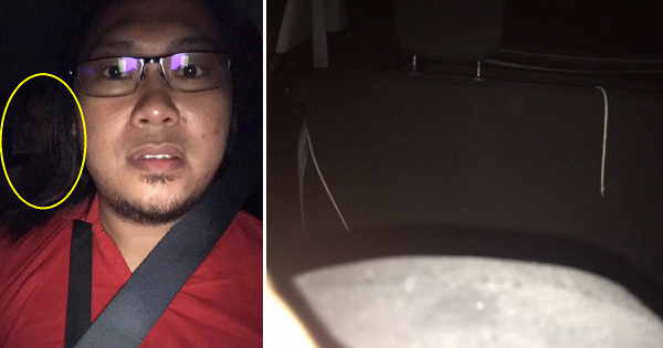 'Ghost' Takes Ride in Grab Car, Scares Passenger and Driver