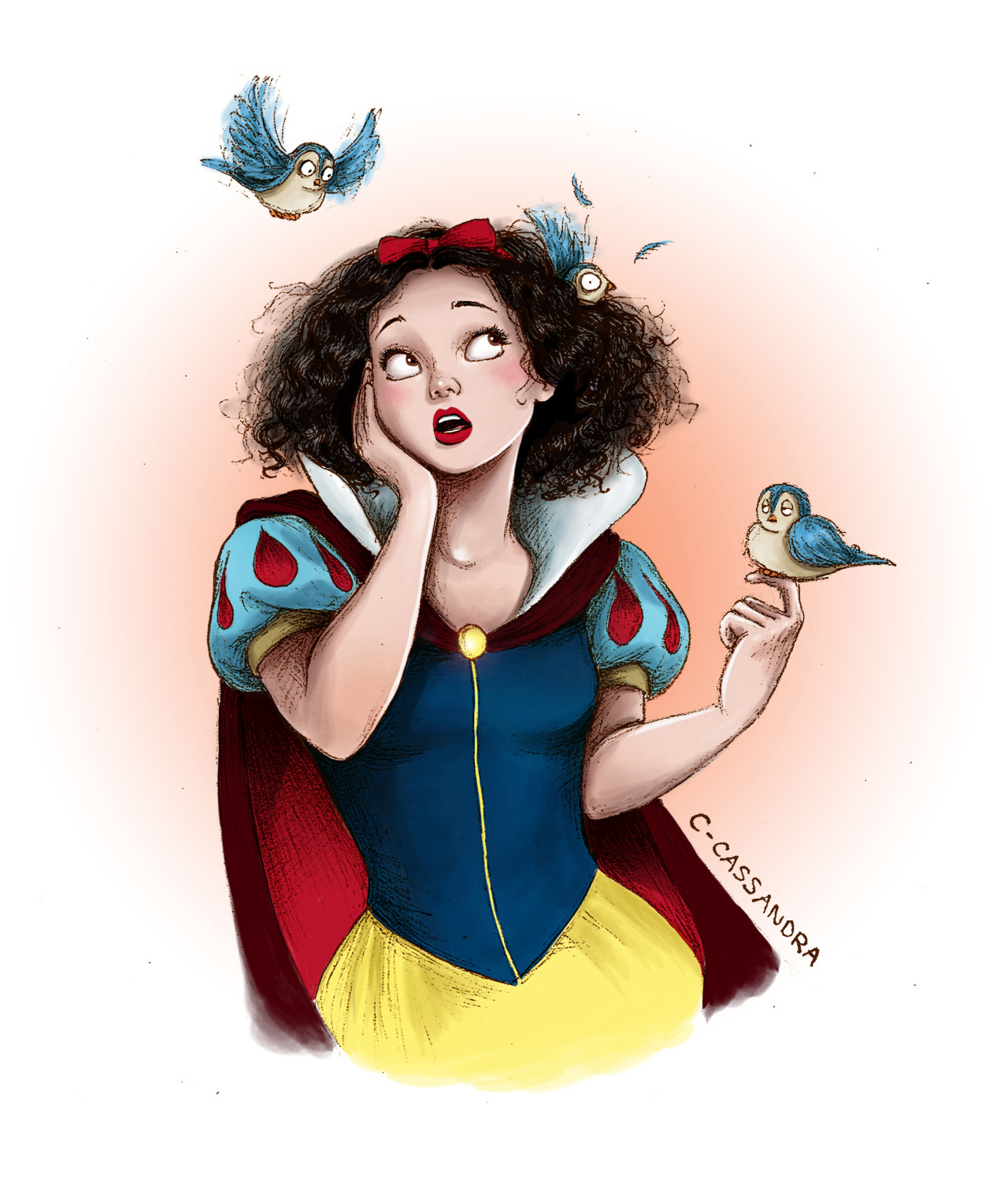 Ana Maygon Las princesas Disney con rizos Ana Maygon Las princesas Disney con rizos