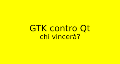 GTK contro Qt, chi vincerà? 1 gtk contro qt