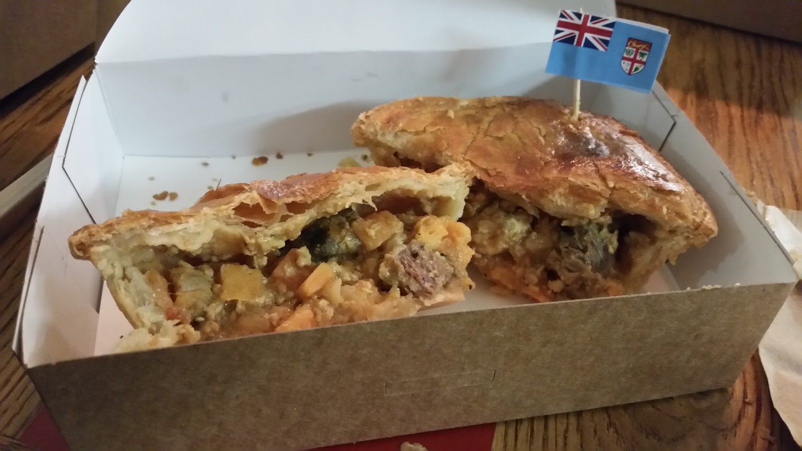 Pierate Pie Reviews Square Pie try something different with Rugby