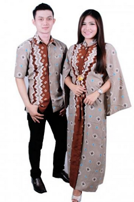 Gambar baju muslim couple kombinasi batik Gambar baju muslim couple kombinasi batik