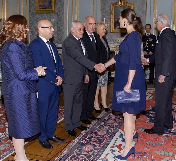 King Carl Gustaf and Crown Princess Victoria of Sweden received the Tunisian National Dialogue Quartet who was awarded the 2015 Nobel Peace Prize