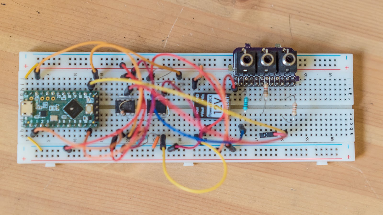 littlescale Monophonic USB MIDI to CV Converter with 8 Octave Range