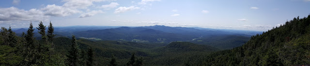 Vue panoramique à partir du sommet Round Top