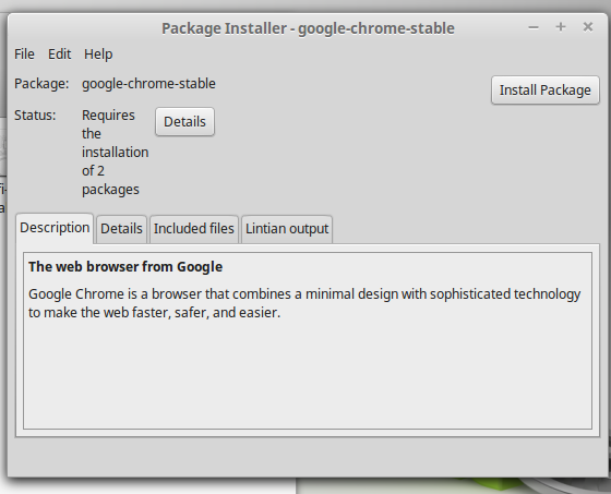 Reinstall package. Reinstall package