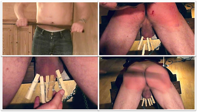 Ben takes a hard spanking in a gay spanking video made by No Way Out Punishment Ben takes a hard spanking in a gay spanking video made by No Way Out Punishment