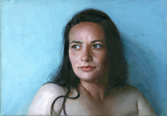 American Figurative Painter-"Nathalie Vogel 1975"