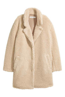 Manteau peluche H&M