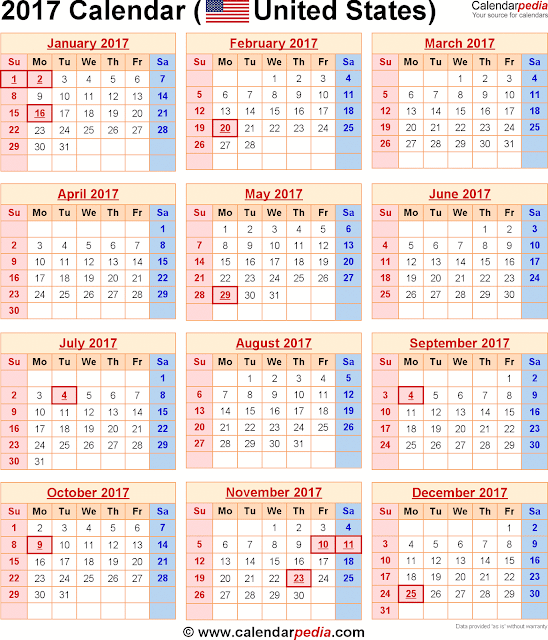 2017 Federal Holidays Calendar, Federal Holiday Calendar 2017, 2017 Federal Holidays Calendar USA, 2017 Federal Holidays Calendar UK