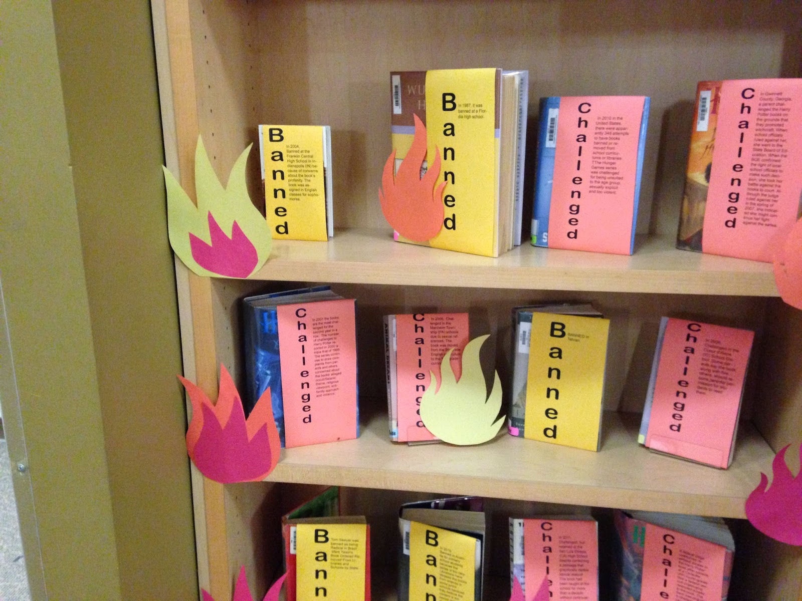 Librarian on Display September Banned Books Week (Display 2) Books