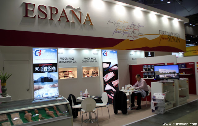 Stand de España en la feria Korea Food Show 2013