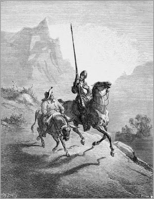 Don Quijote y Sancho (por Gustave Doré)