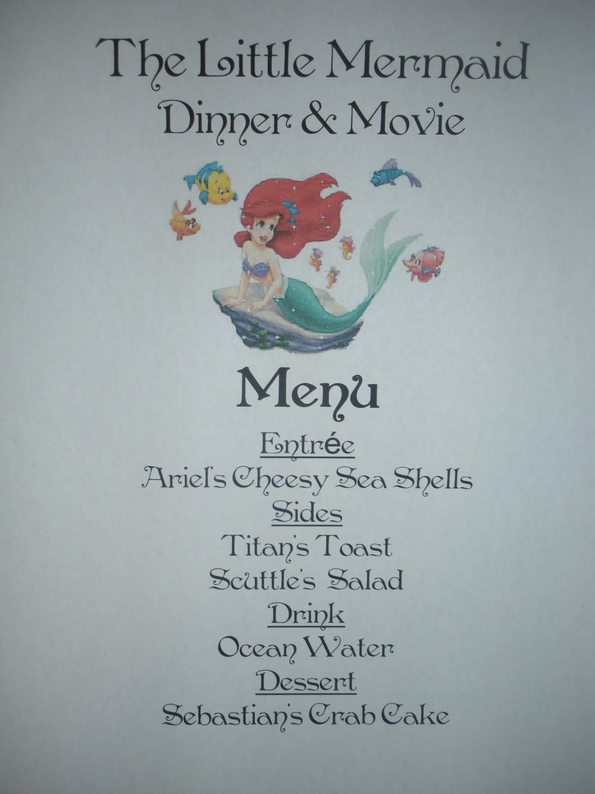 Craftzilla: Disney Movie Nights - The Little Mermaid