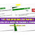 Tips for UPSR English Paper 1 - Useful Tips & Notes for Teachers & Students [Free Download]