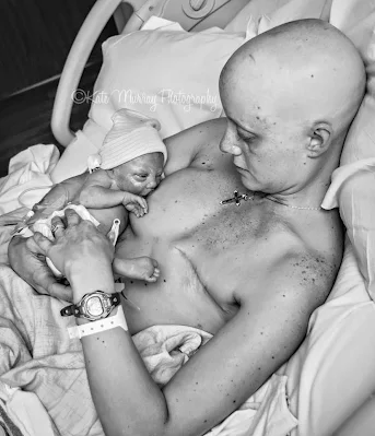 Mom With 'Breast' Cancer Feeds Newborn Baby In Emotional Photos - Sarah Whitney