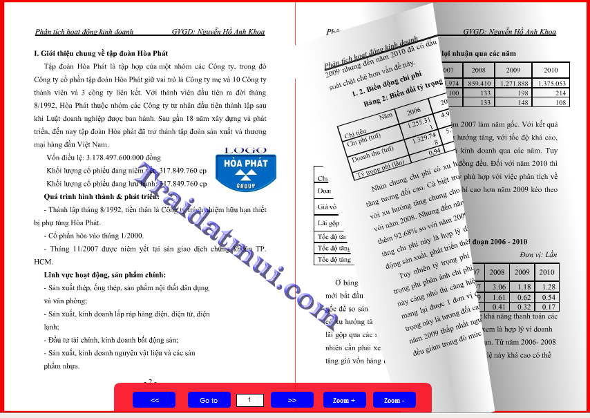 Chuyển file PDF thành sách với hiệu ứng lật trang